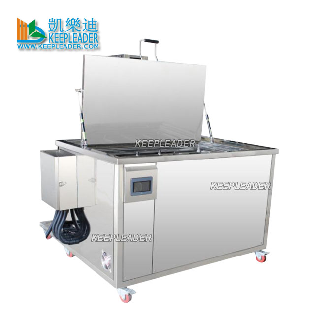 PLC Control Automatic Ultrasonic Cleaner With Hydraulic Platform Lift
