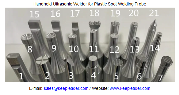 Handheld Ultrasonic Welder for Plastic Spot Welding Probe