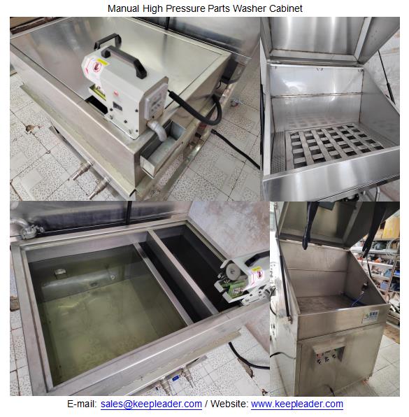 Manual High Pressure Parts Washer Cabinet