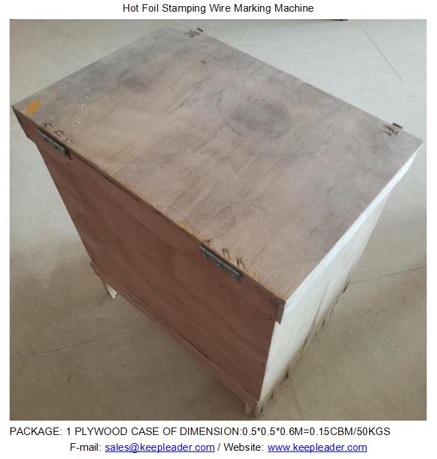 Hot Foil Stamping Wire Marking Machine