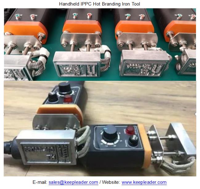 Handheld IPPC Hot Branding Iron Tool