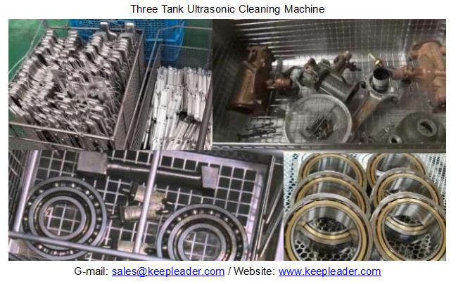 Three Tank Ultrasonic Cleaning Machine