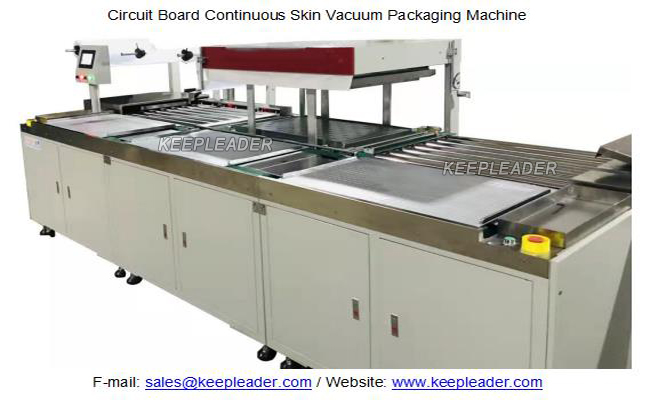 Circuit Board Continuous Skin Vacuum Packaging Machine