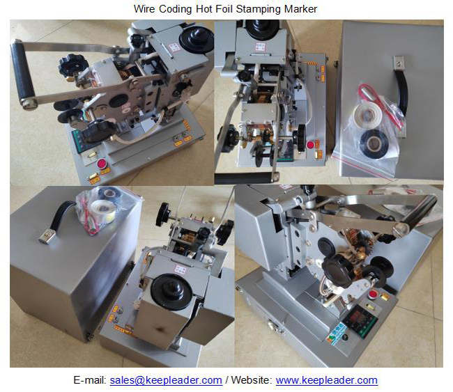 Wire Coding Hot Foil Stamping Marker