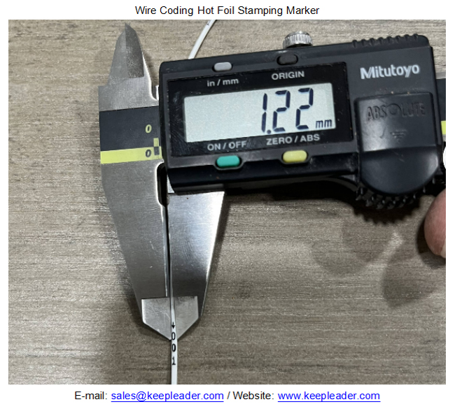 Wire Coding Hot Foil Stamping Marker